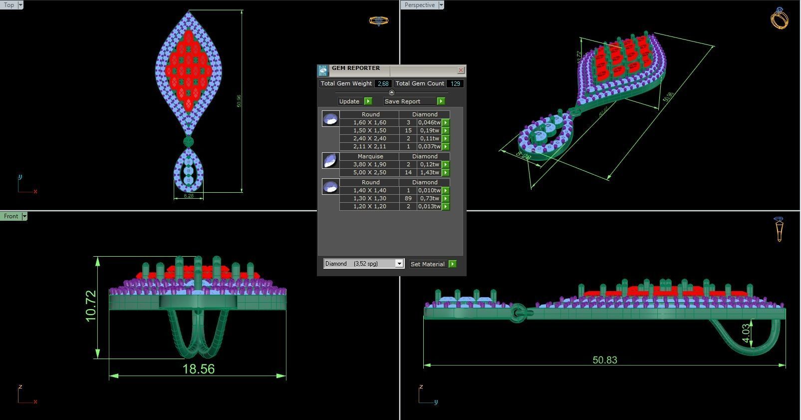 Pendant 604 3D print model_6