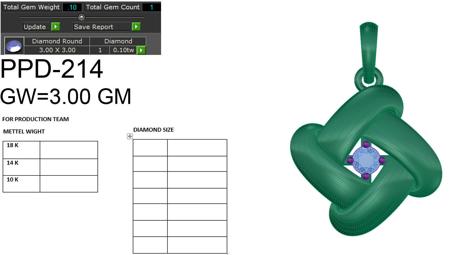 Pendant 601 3D print model_7