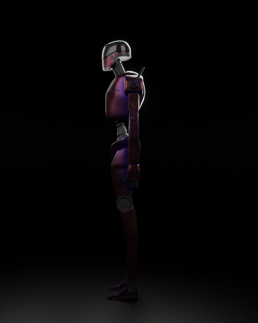 Starwars Droid 3D model_4