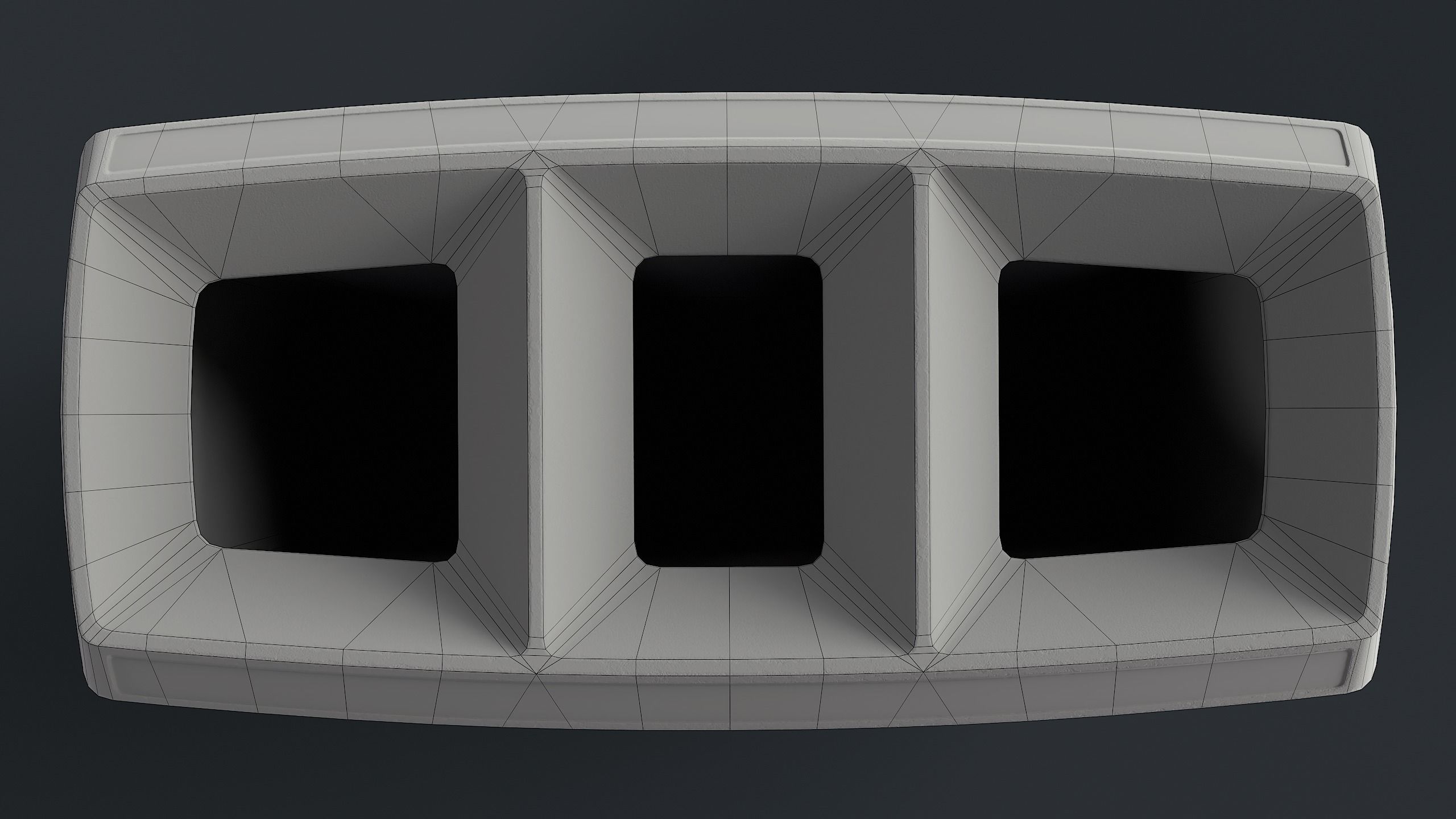 Street Trash Can 21 PBR Game Ready Low-poly 3D model_21