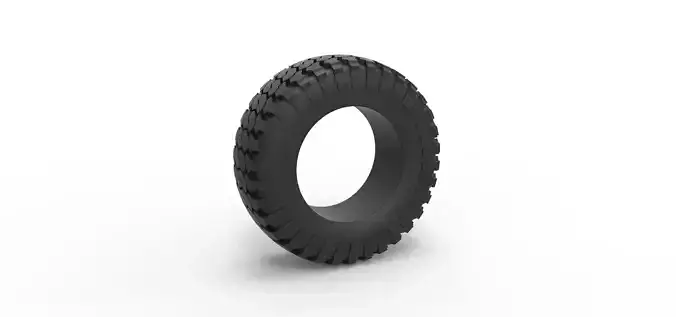 Offroad tire 77 Scale 1 to 25