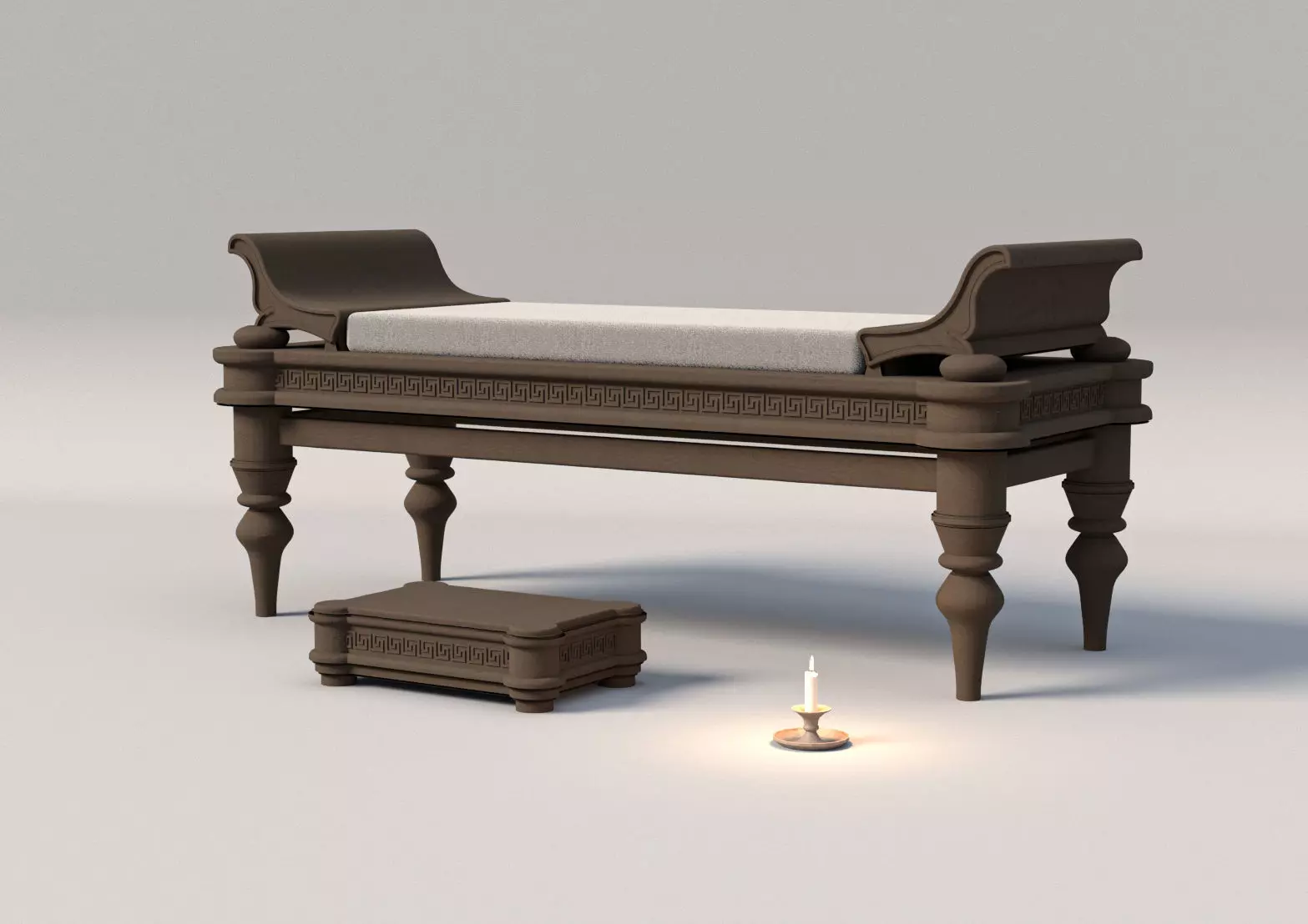 Ancient Klinai Low-poly 3D model_0