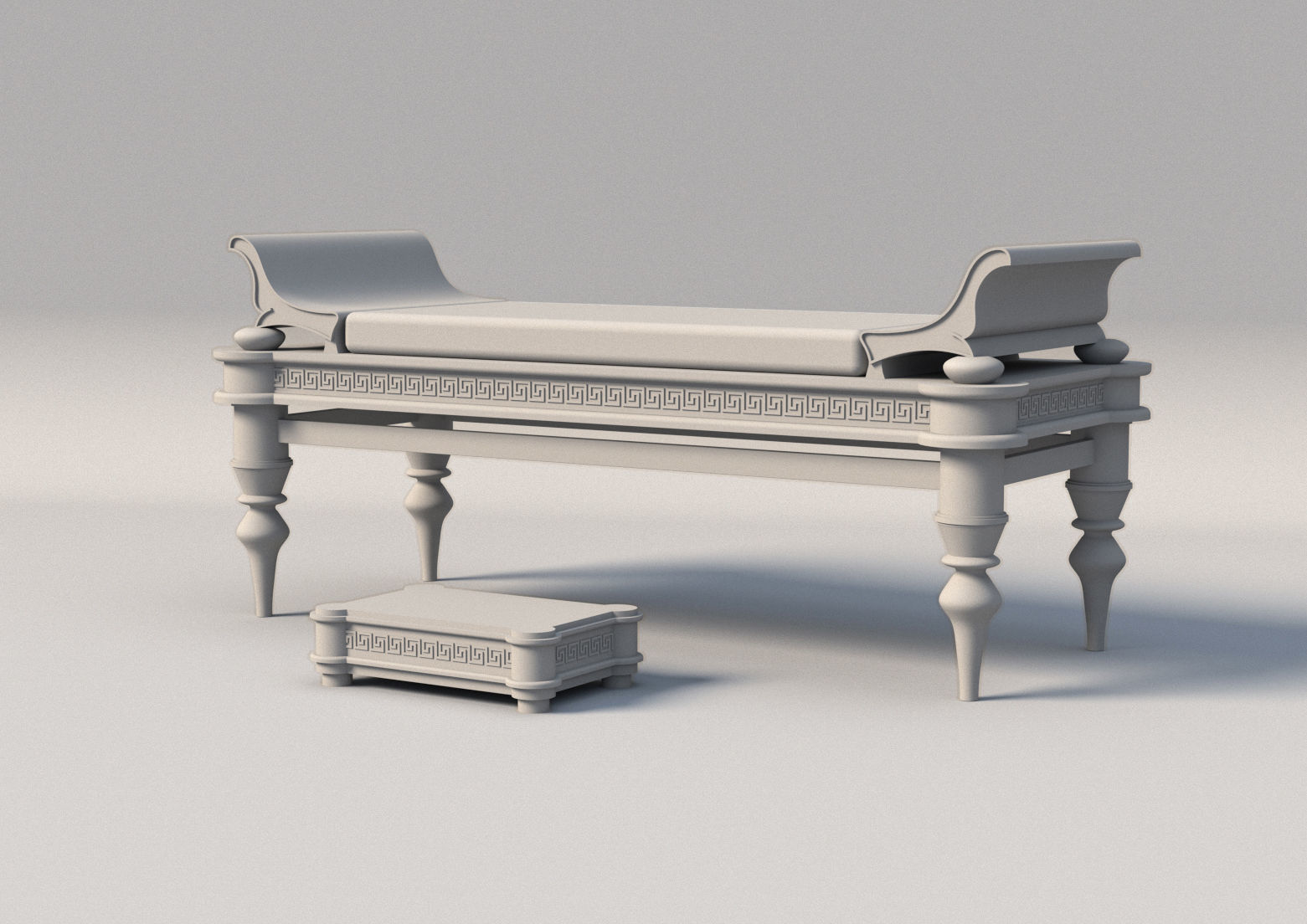 Ancient Klinai Low-poly 3D model_1