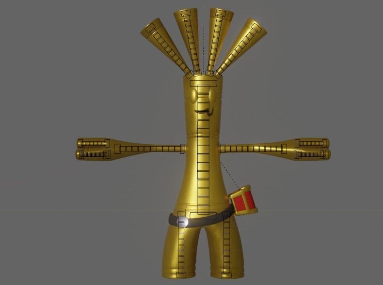 Pokemon Gholdengo and Shiny Version 3D model_23