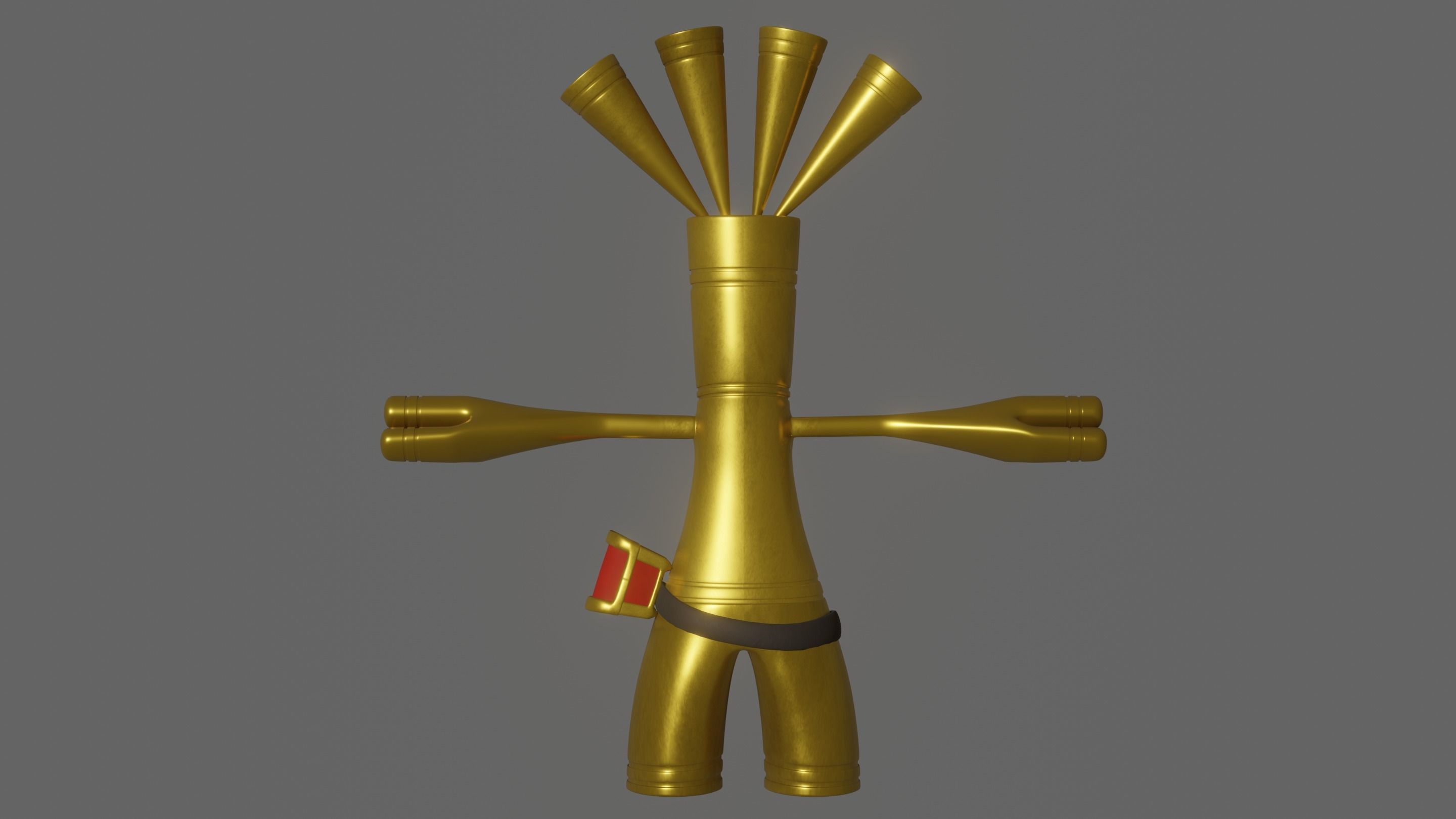 Pokemon Gholdengo and Shiny Version 3D model_11