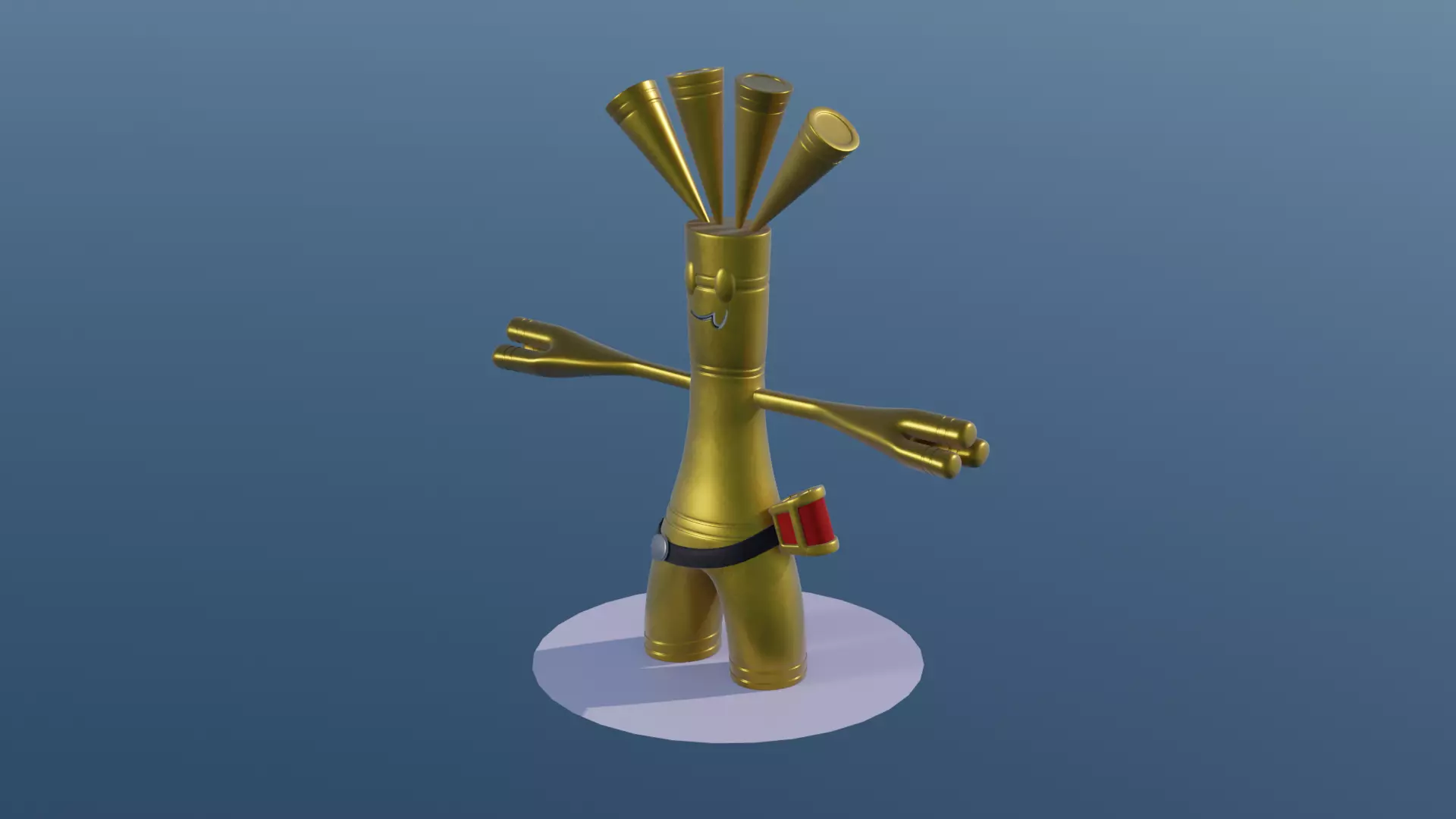 Pokemon Gholdengo and Shiny Version 3D model_1