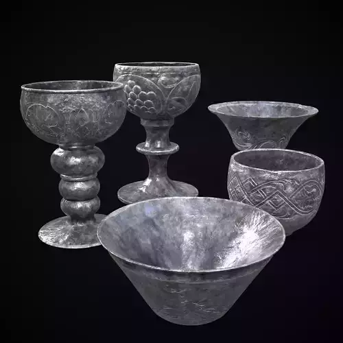 Iron Silverware 3D Model Collection
