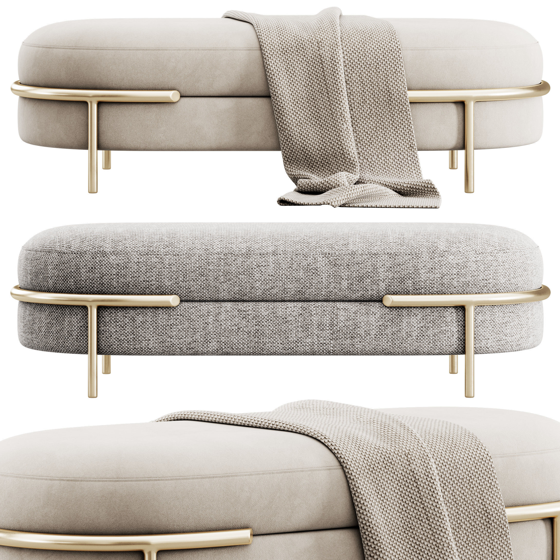 LLOYD Bench by Longhi 3D model_2