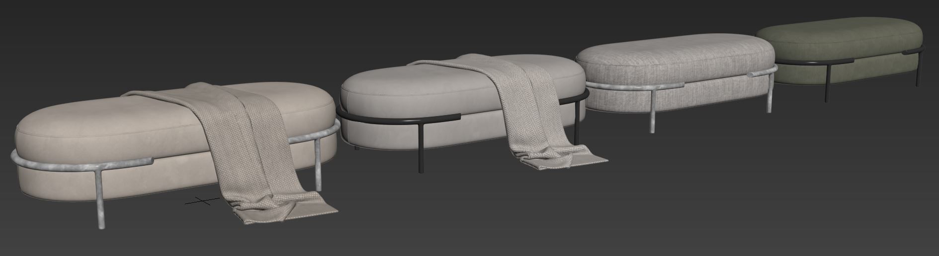 LLOYD Bench by Longhi 3D model_10