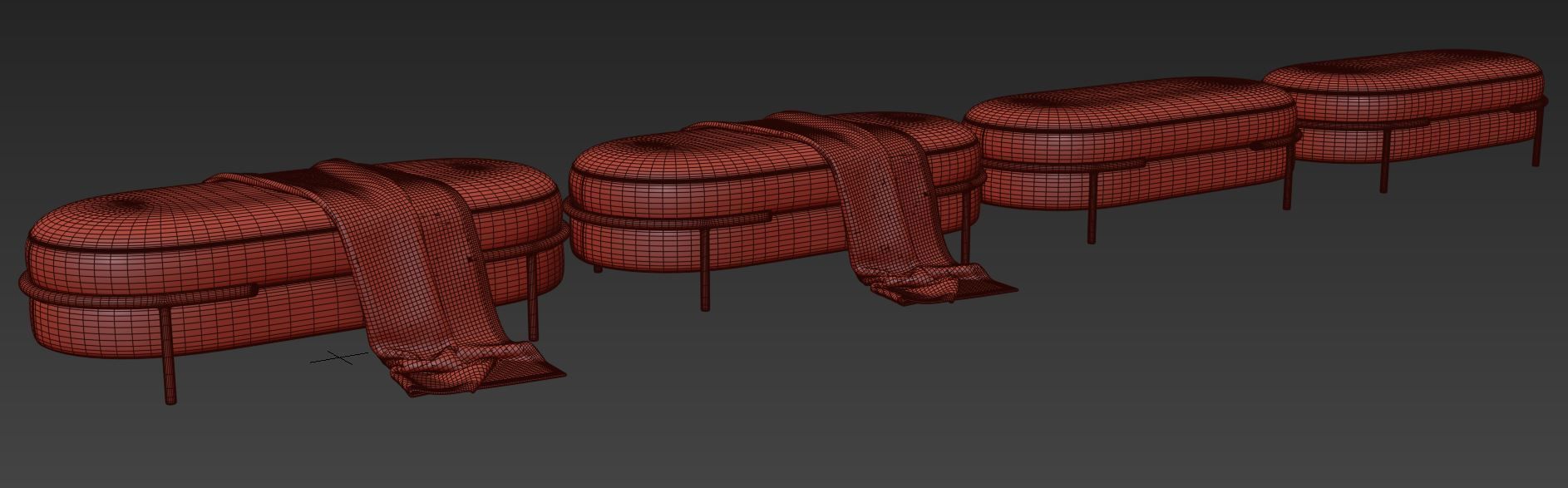 LLOYD Bench by Longhi 3D model_12