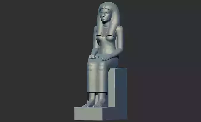 Statue of Lady Sennuwy Pharaoh 3d printable model