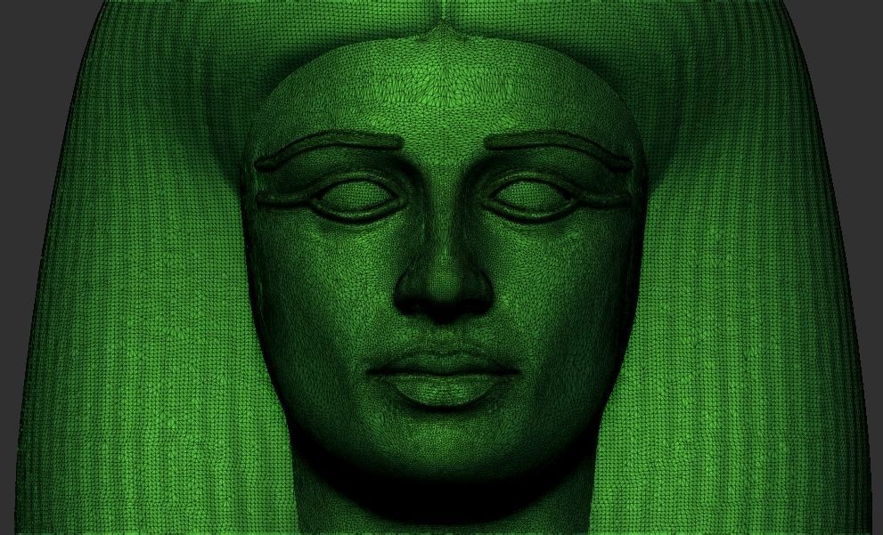 Statue of Lady Sennuwy Pharaoh 3d printable model 3D print model_8