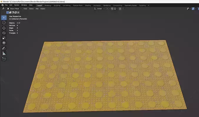 Yellow Sidewalk Truncated Dome Bump Pads