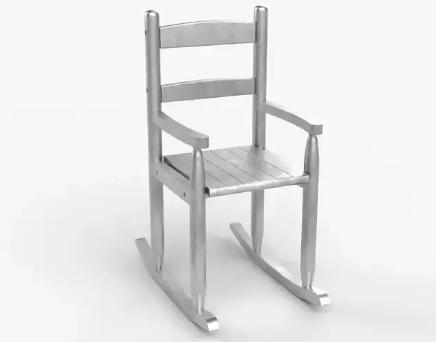 Chair No 9 Rocking Chair Cane Rocker Aluminum Version