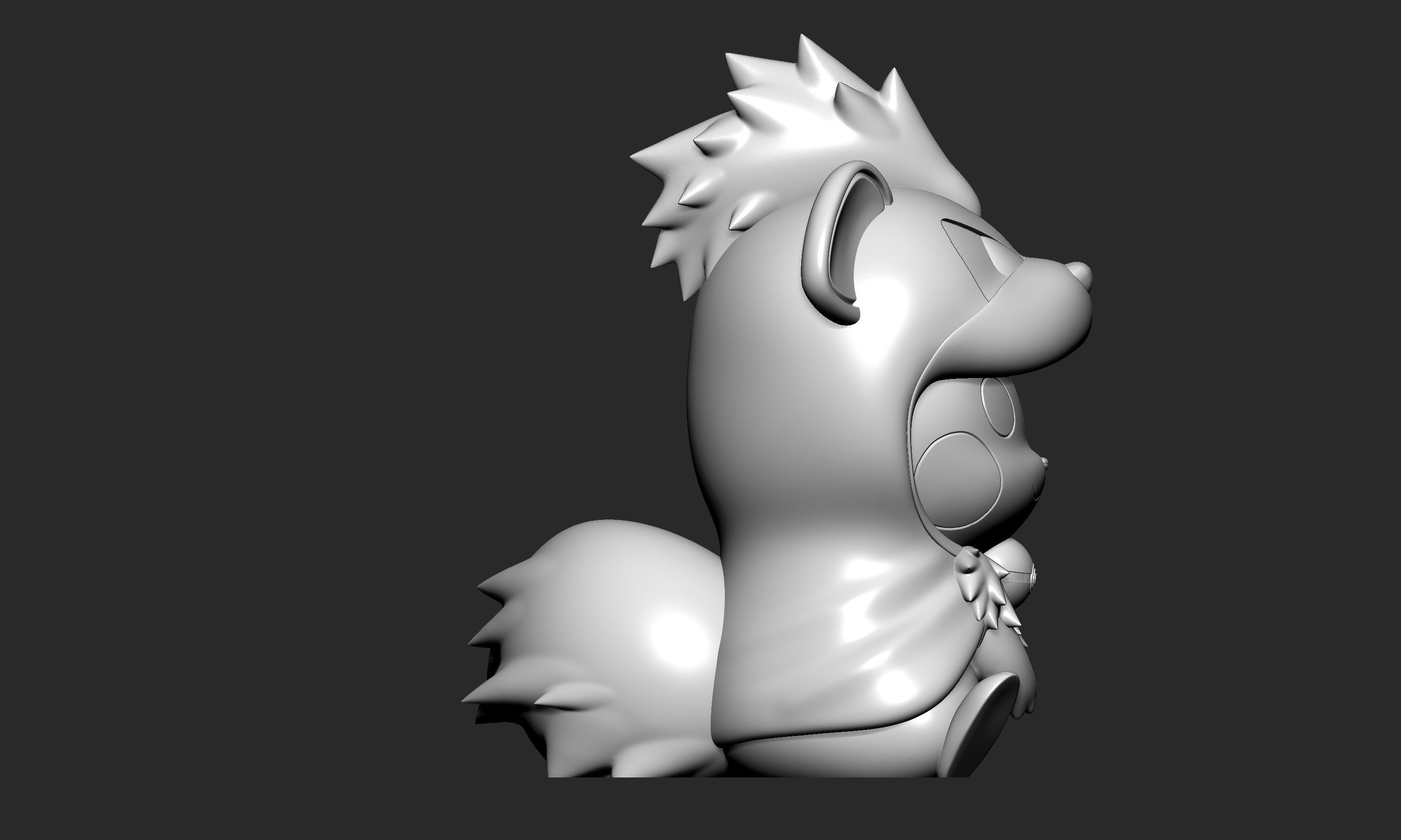 Pokemon - Pikachu Growlithe Cosplay 3D print model_7