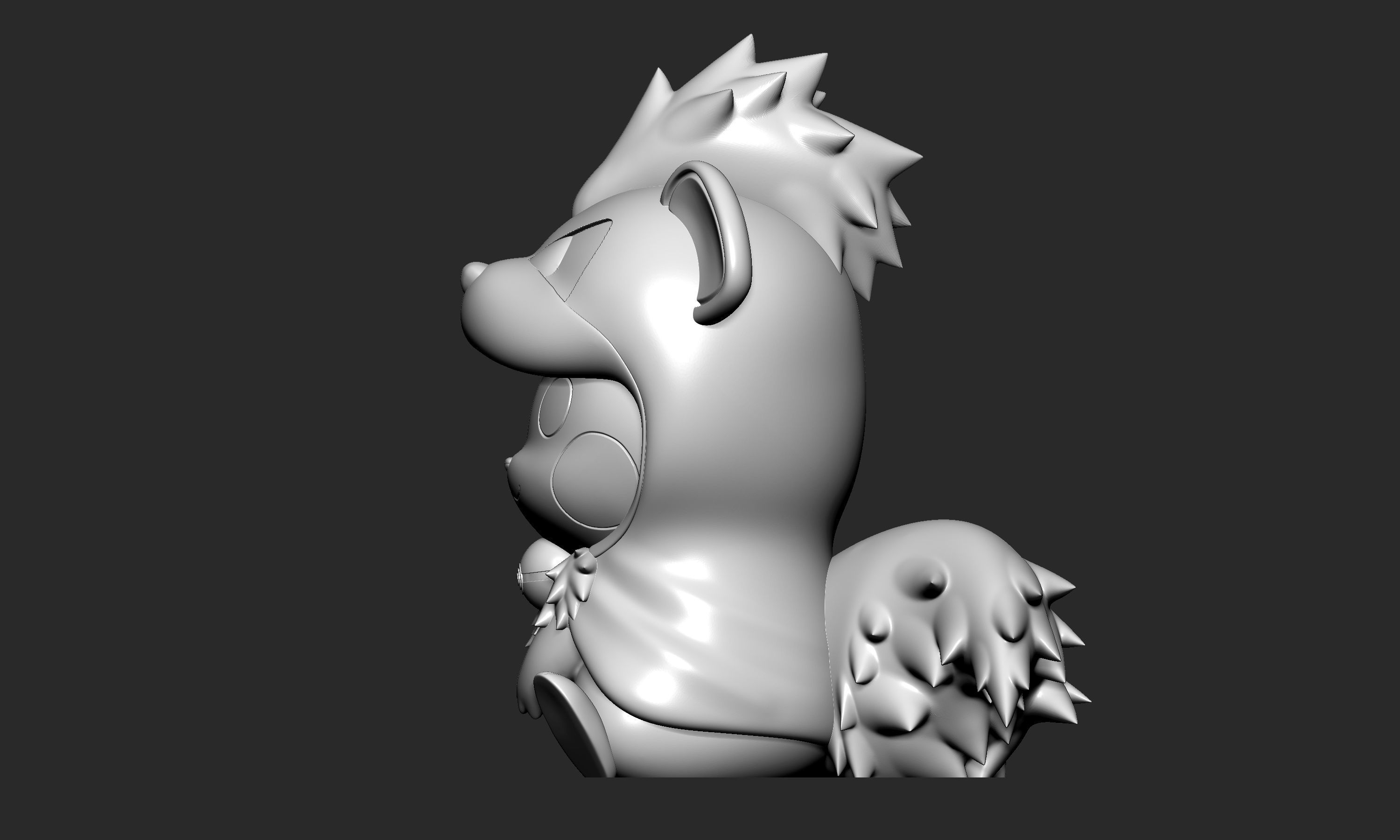 Pokemon - Pikachu Growlithe Cosplay 3D print model_3