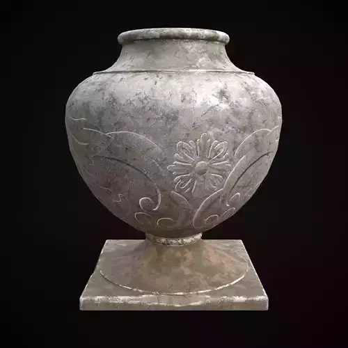 Garden Planter Variation Two Low-poly 3D model Garden Planter Variation Two Low-poly 3D model