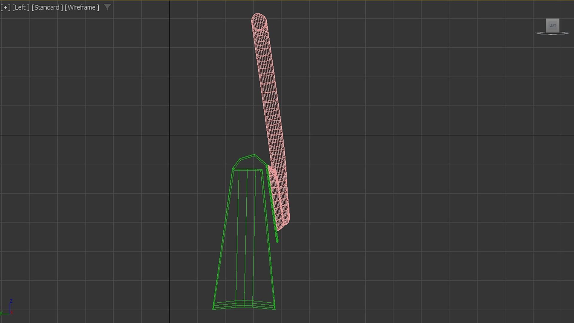 Blue Bag Low-poly 3D model_6