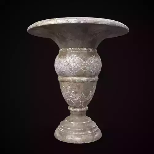 Garden Planter Variation Four Low-poly 3D model Garden Planter Variation Four Low-poly 3D model