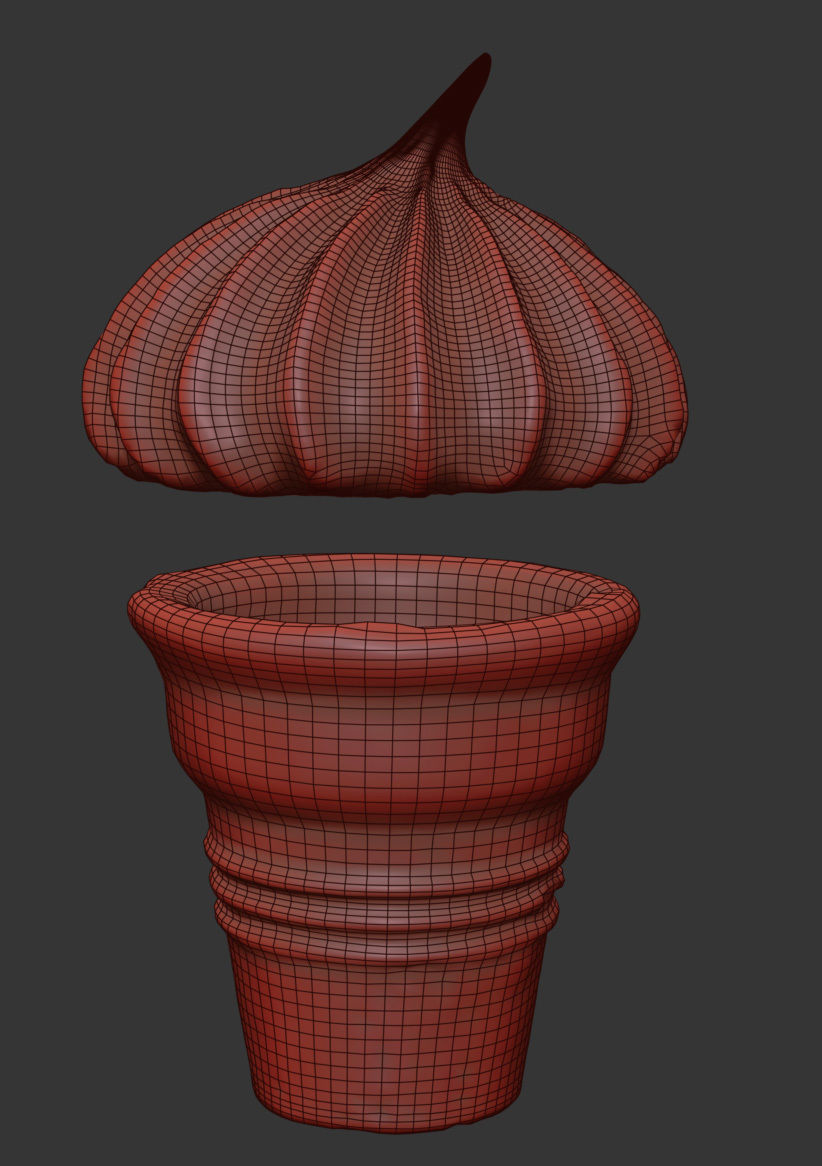Ice Cream Cone 3D model_6