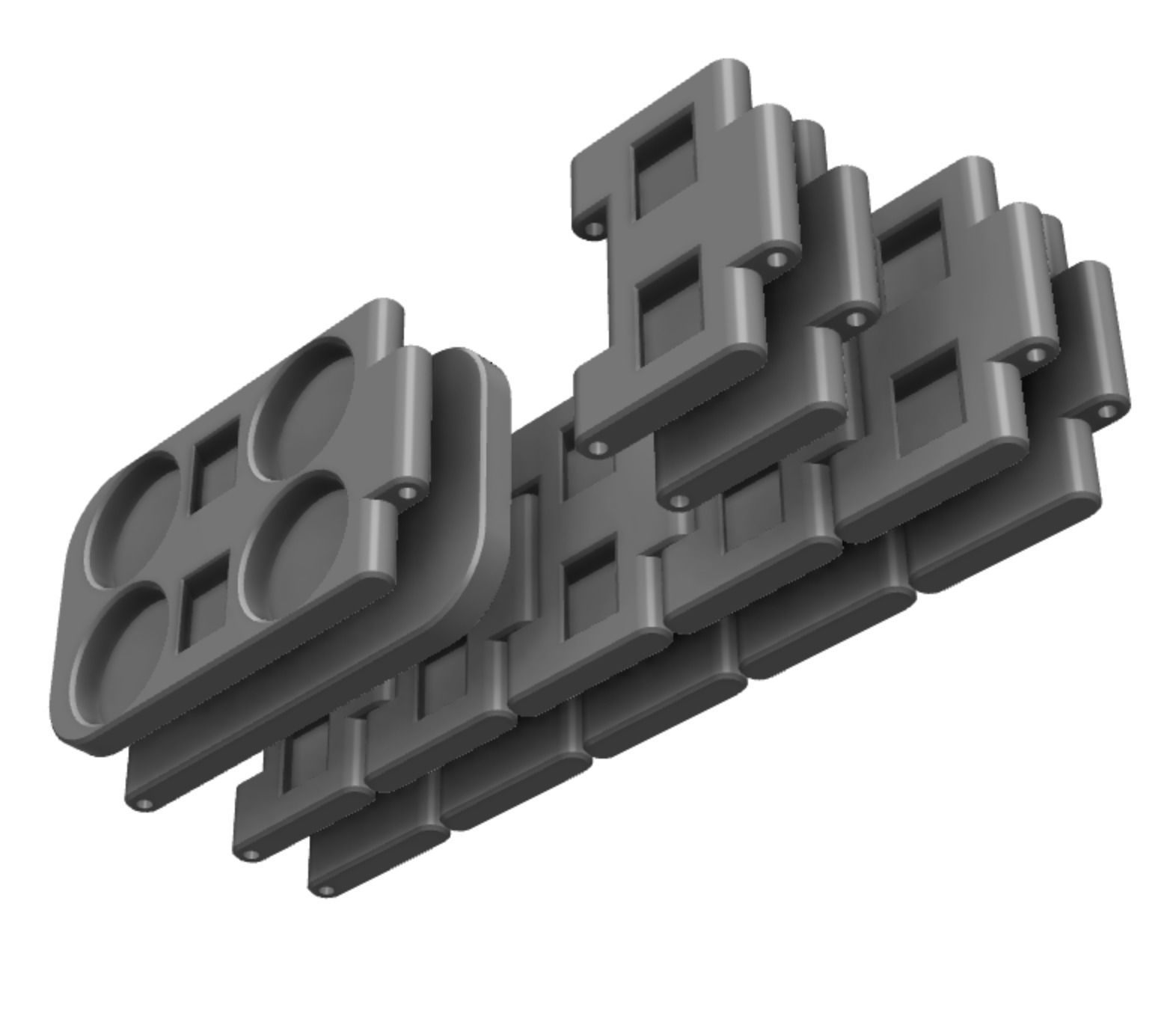 Modular Magnetic Belt 3D print model_30