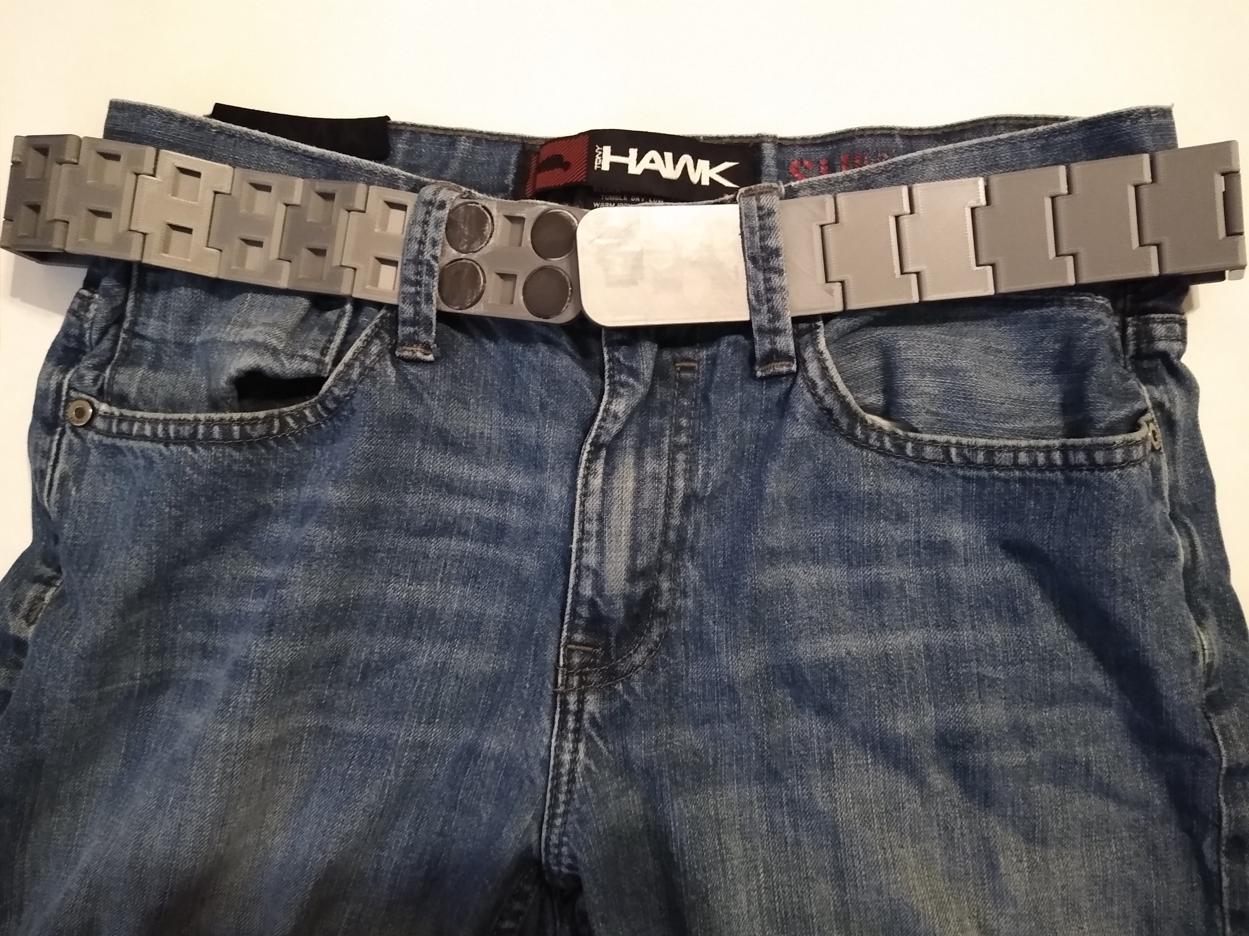 Modular Magnetic Belt 3D print model_3