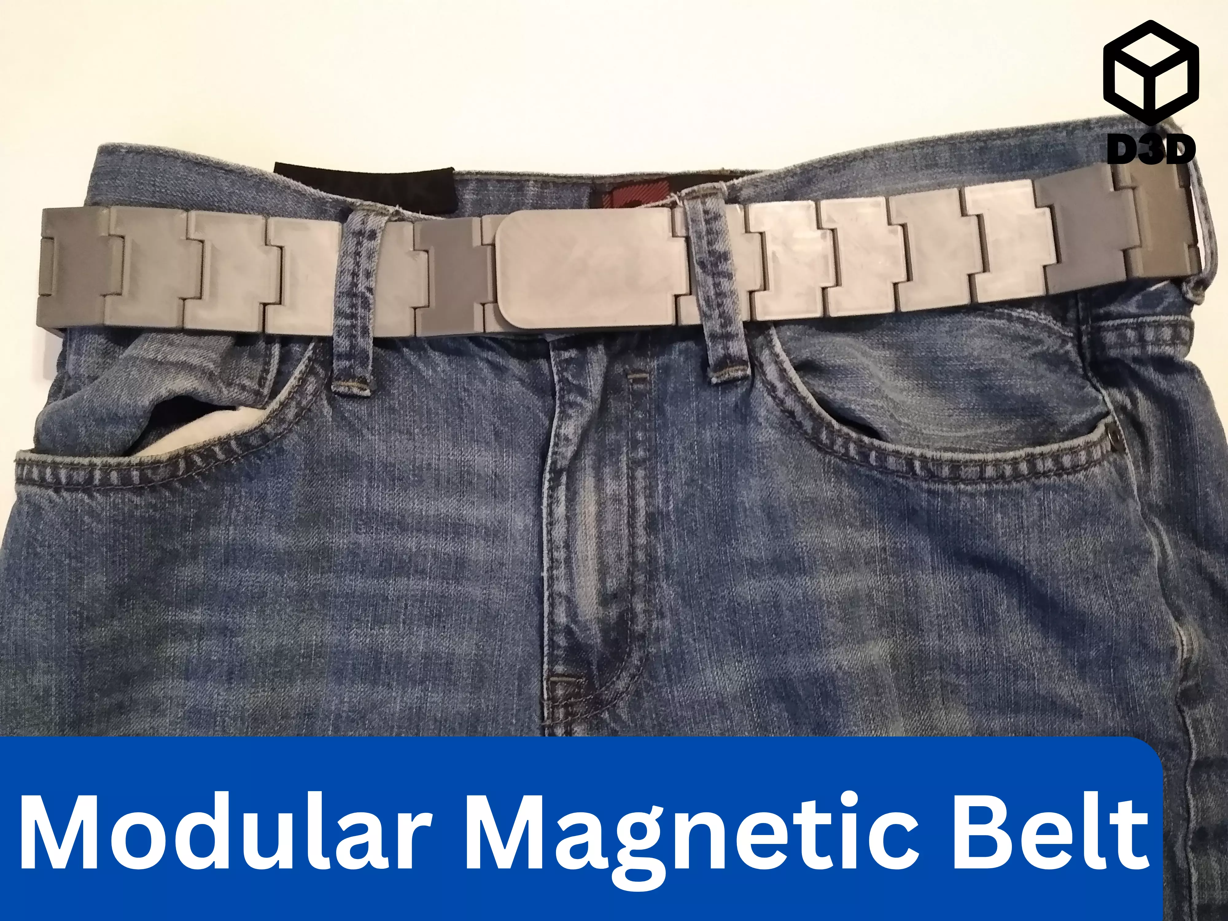 Modular Magnetic Belt 3D print model_0