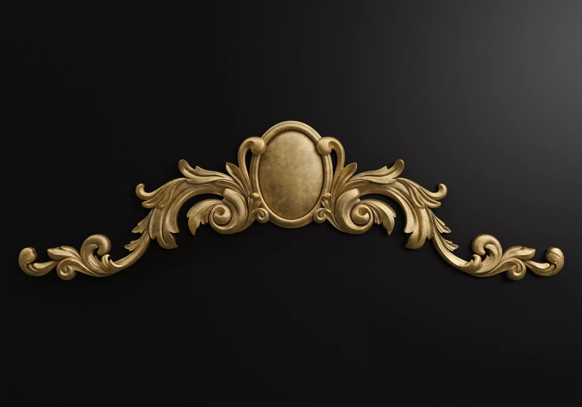 Carved decor 3D model_0
