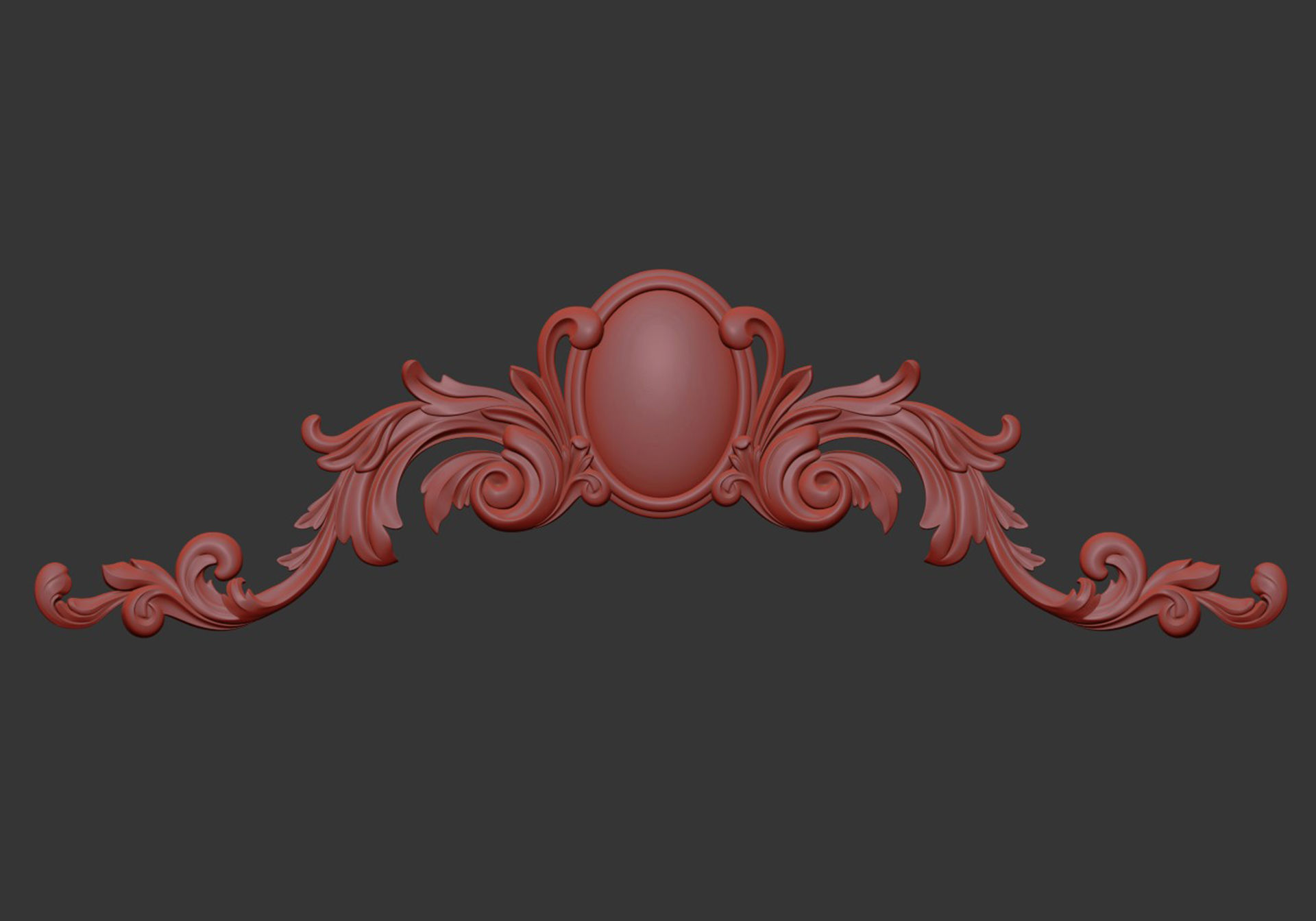 Carved decor 3D model_7