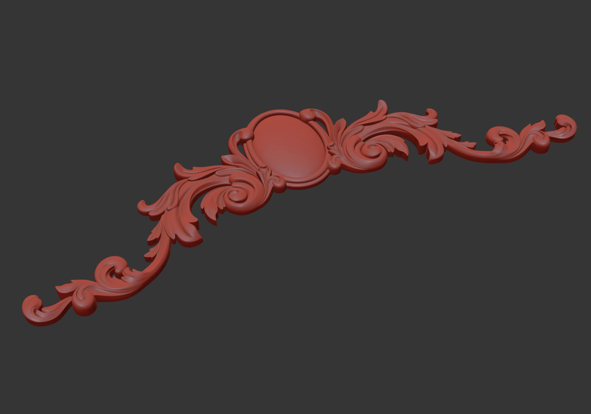 Carved decor 3D model_9