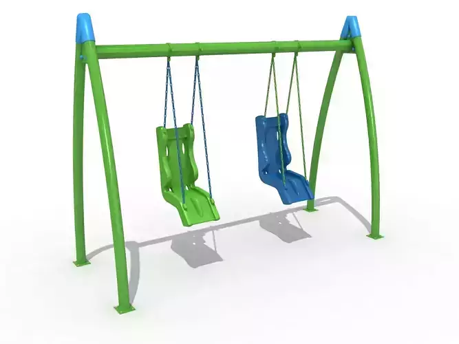 Kids Game Play Equipment 004 Disabled Swing