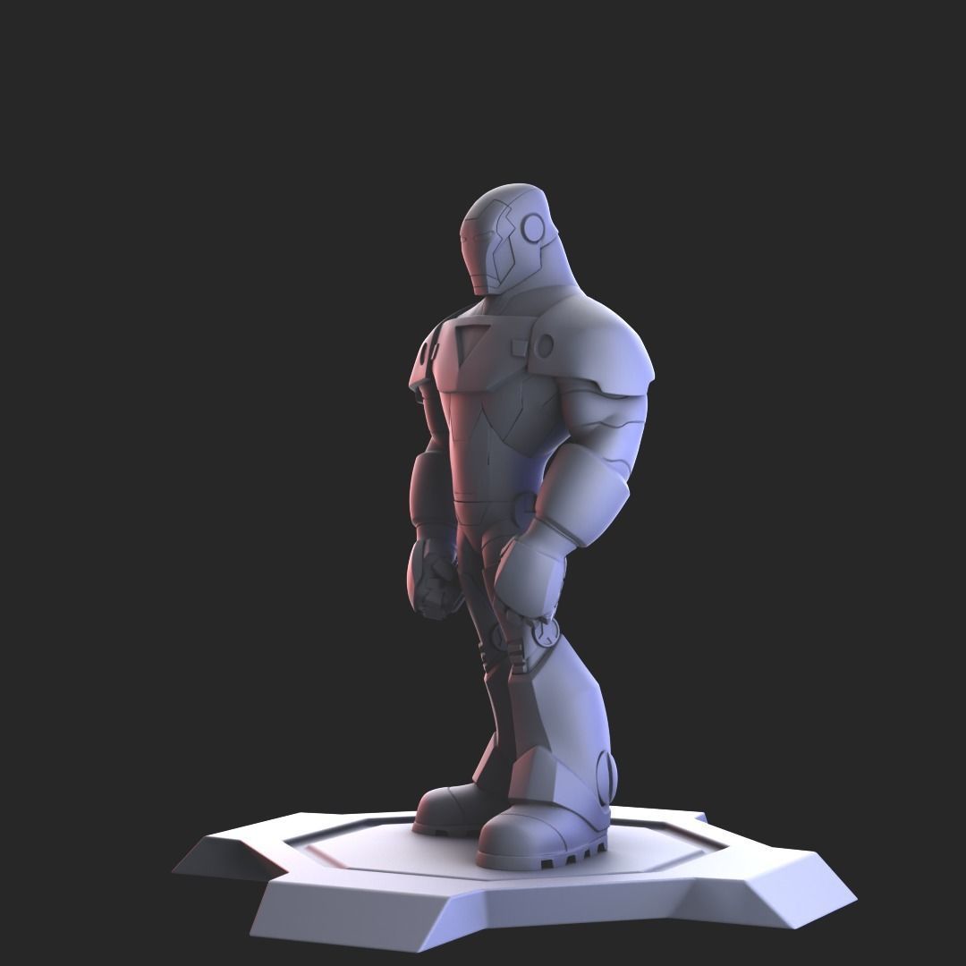 Ironman Cartoon Style 3D print model_1