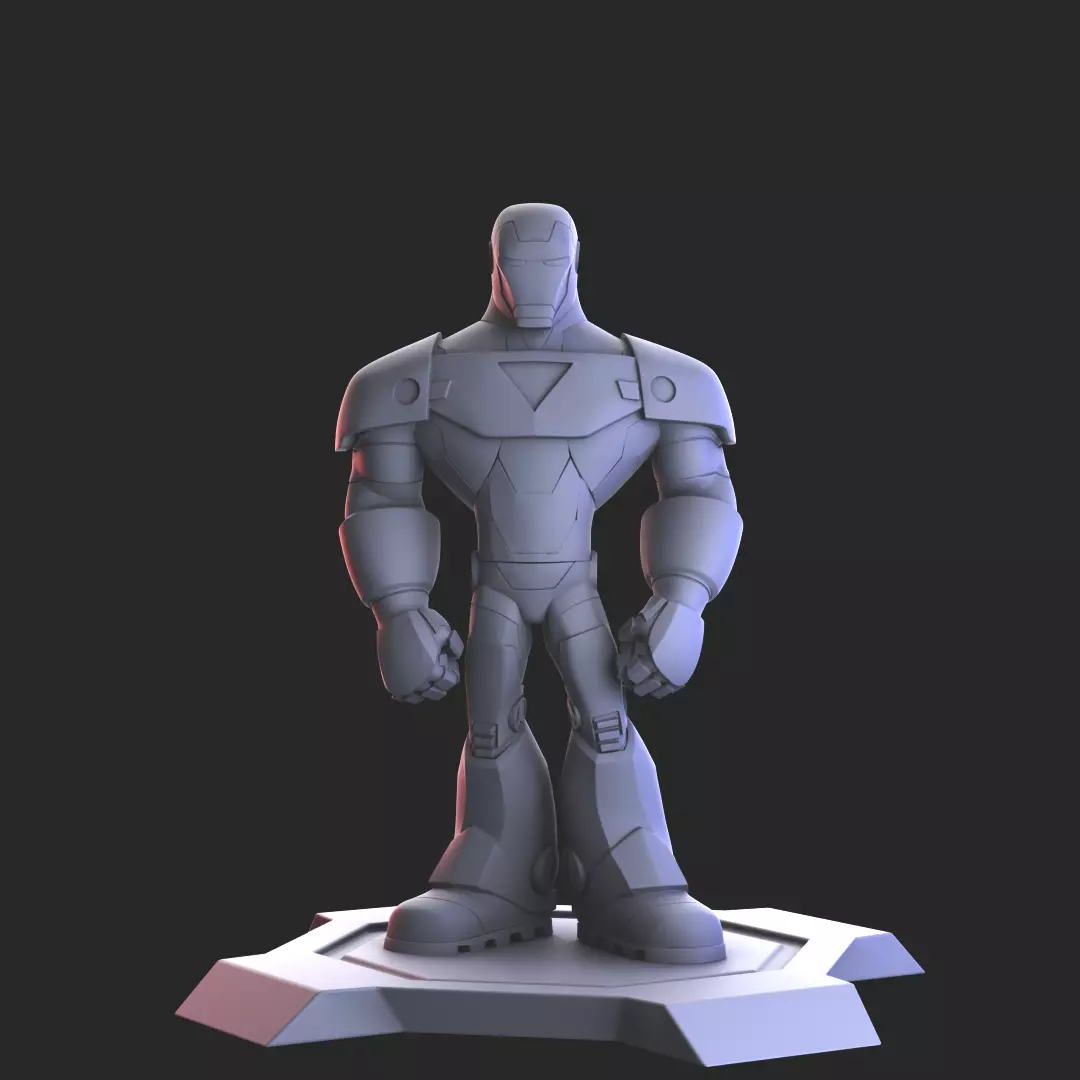 Ironman Cartoon Style 3D print model_0