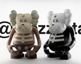 3D model Kaws x Supreme Textured VR / AR / low-poly | CGTrader