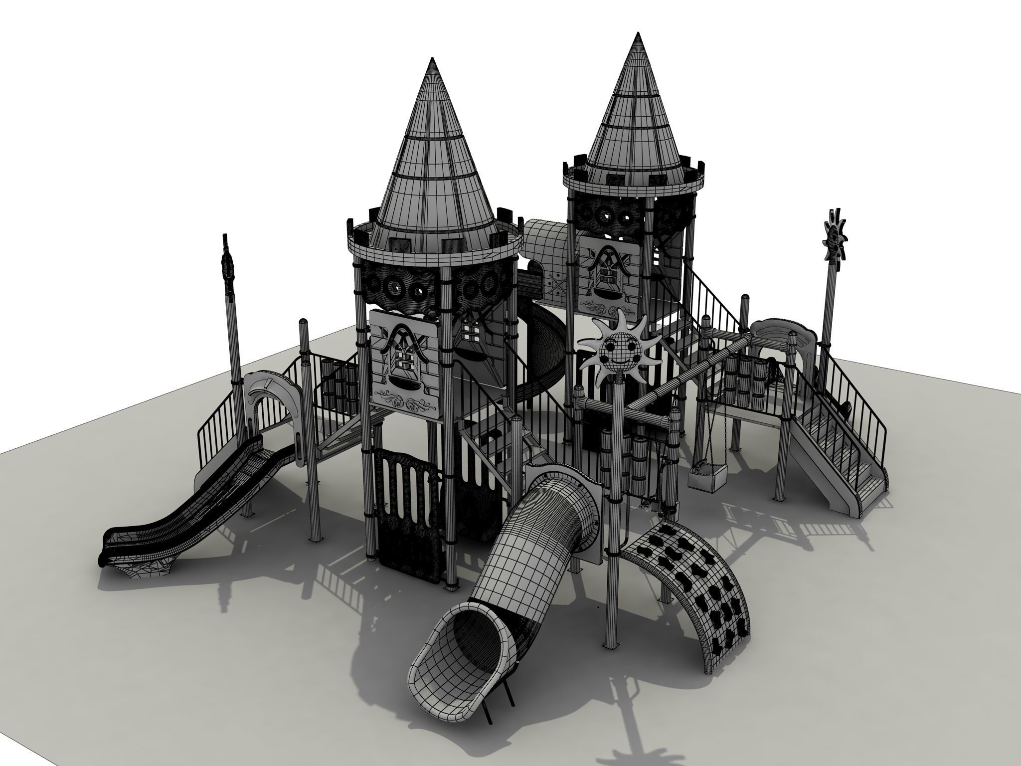  3D Polythene Playground 055 3D model_10