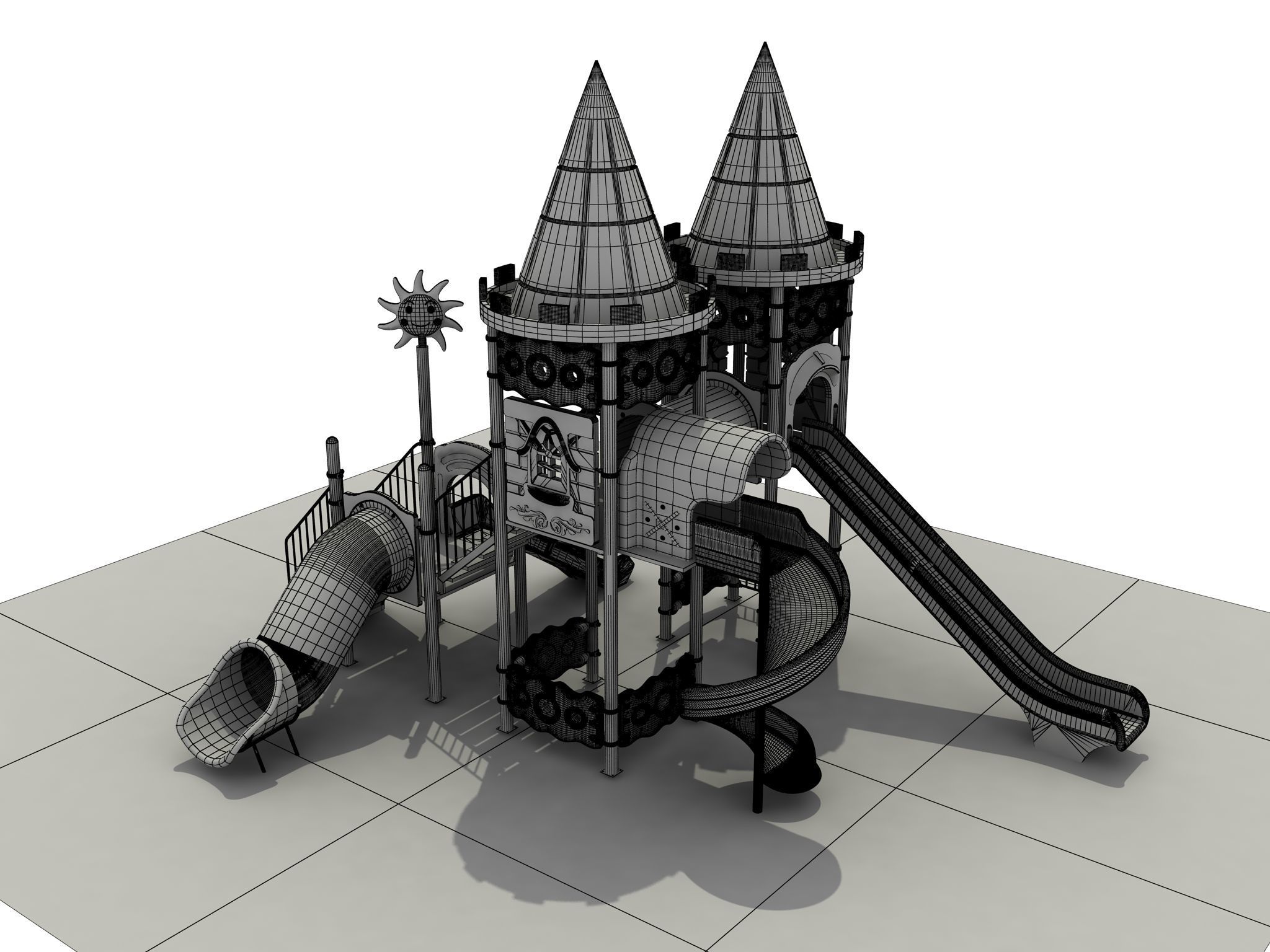  3D Polythene Playground 055 3D model_11