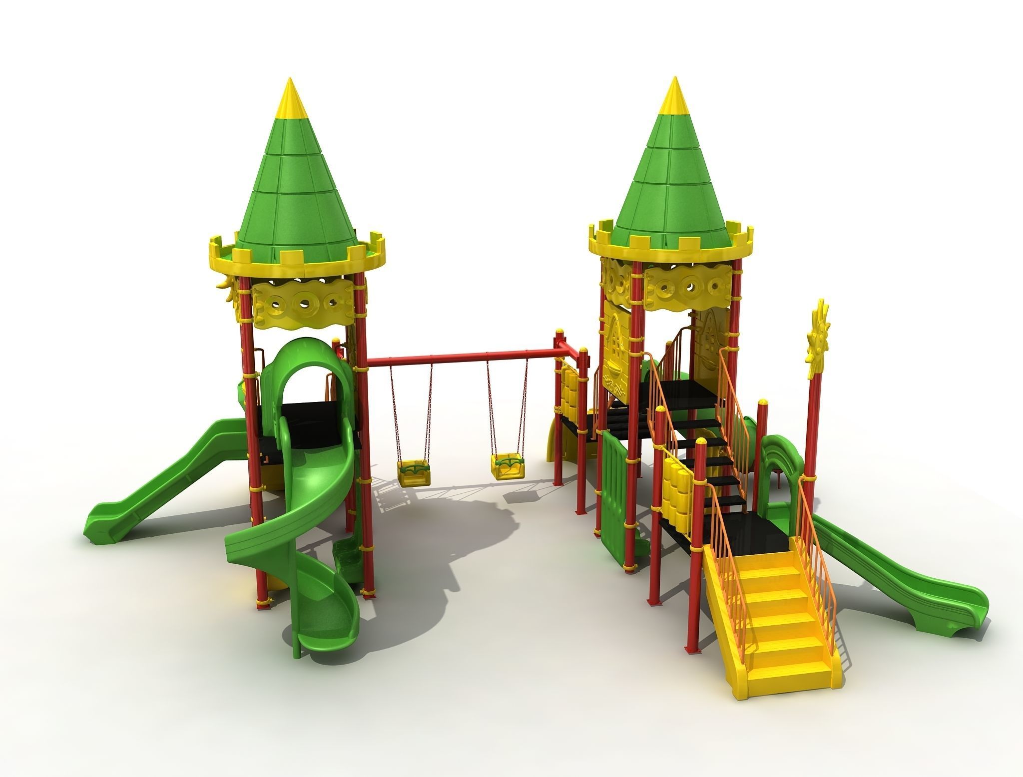  3D Polythene Playground 055 3D model_2