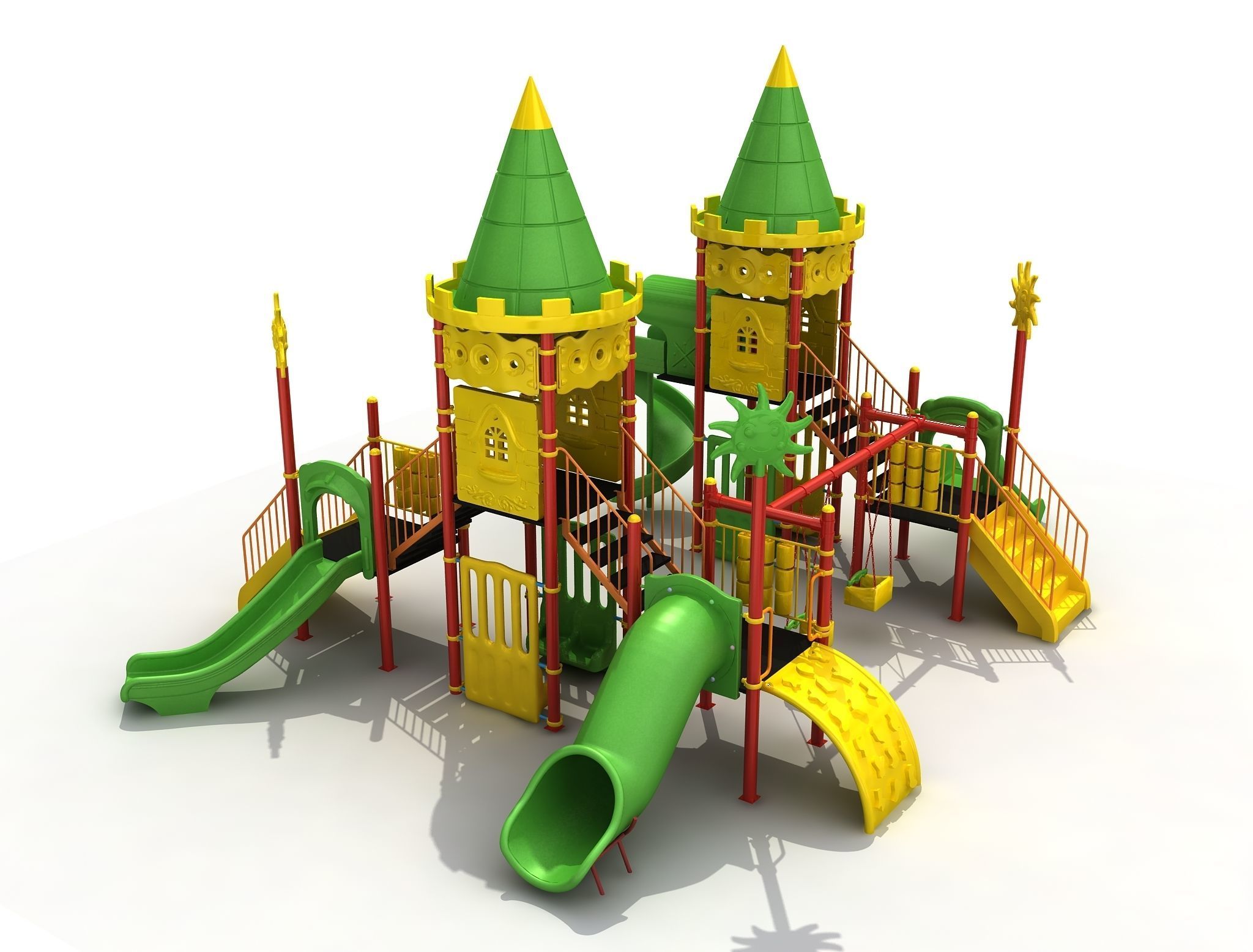 3D Polythene Playground 055 3D model_8