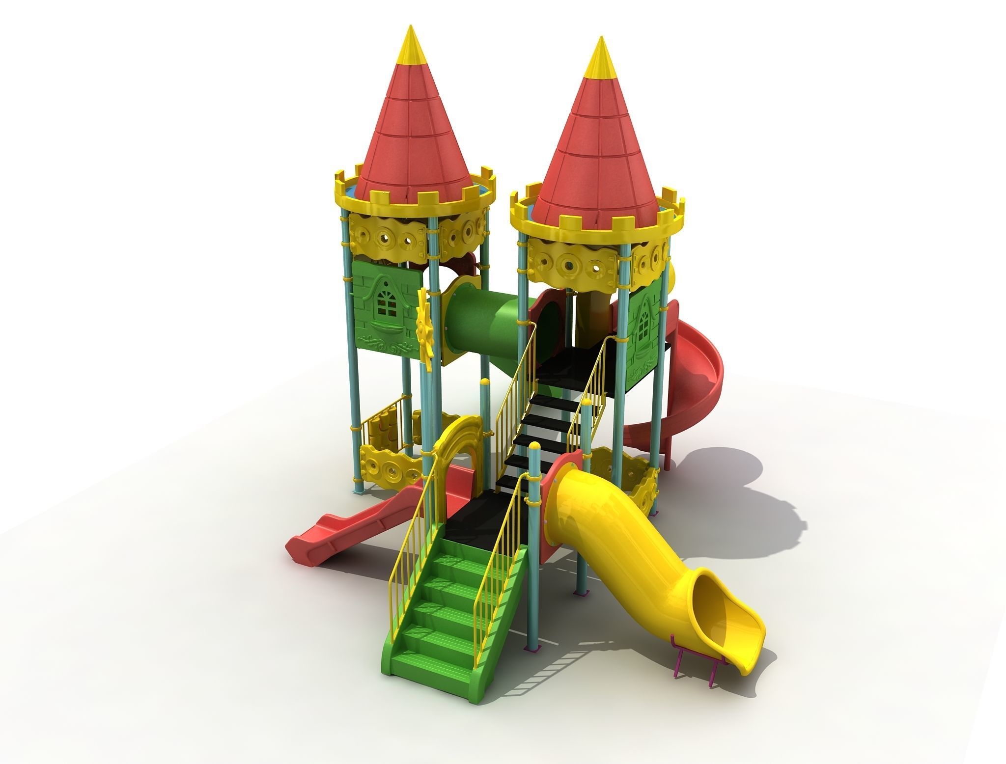  3D Polythene Playground 055 3D model_5