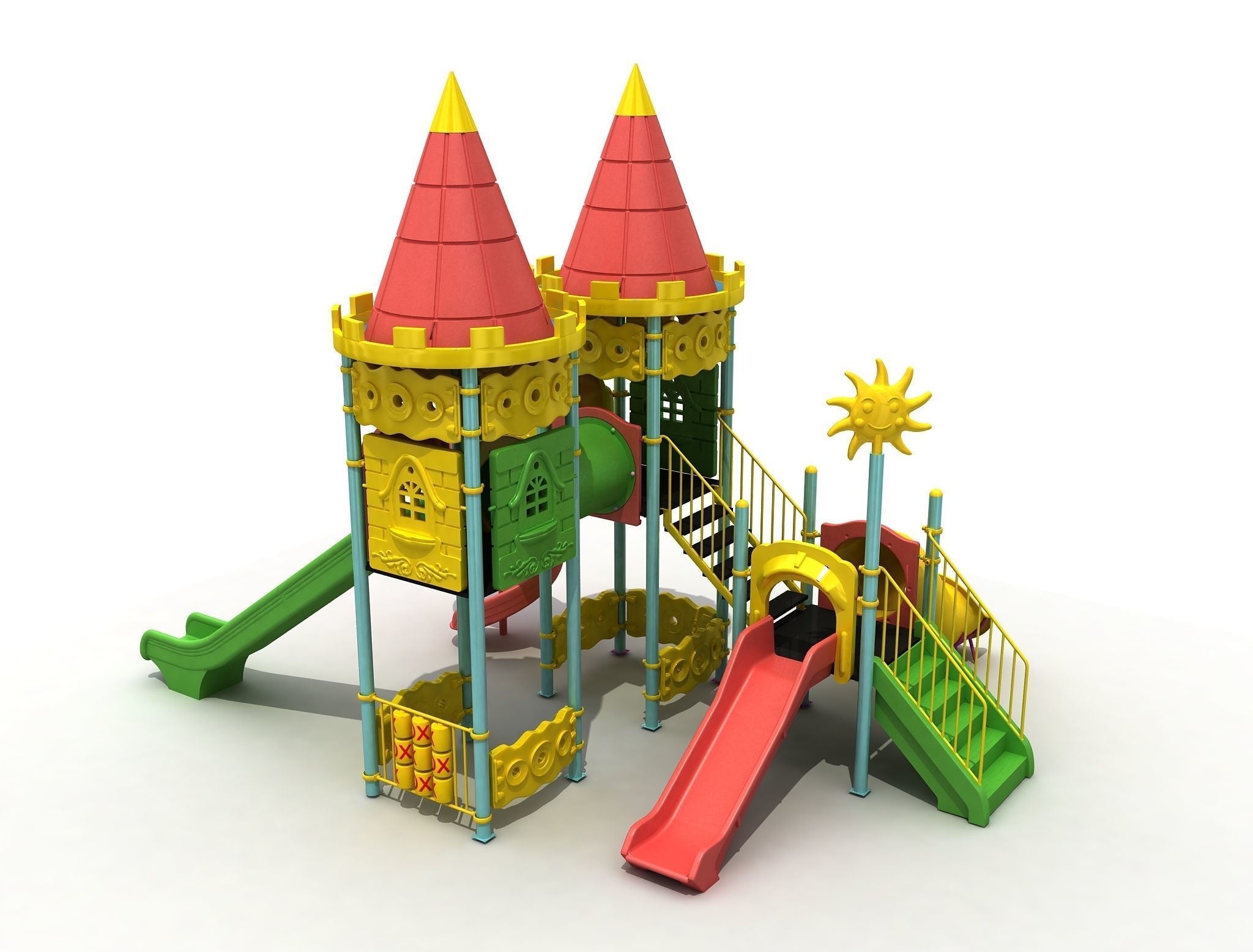  3D Polythene Playground 055 3D model_1