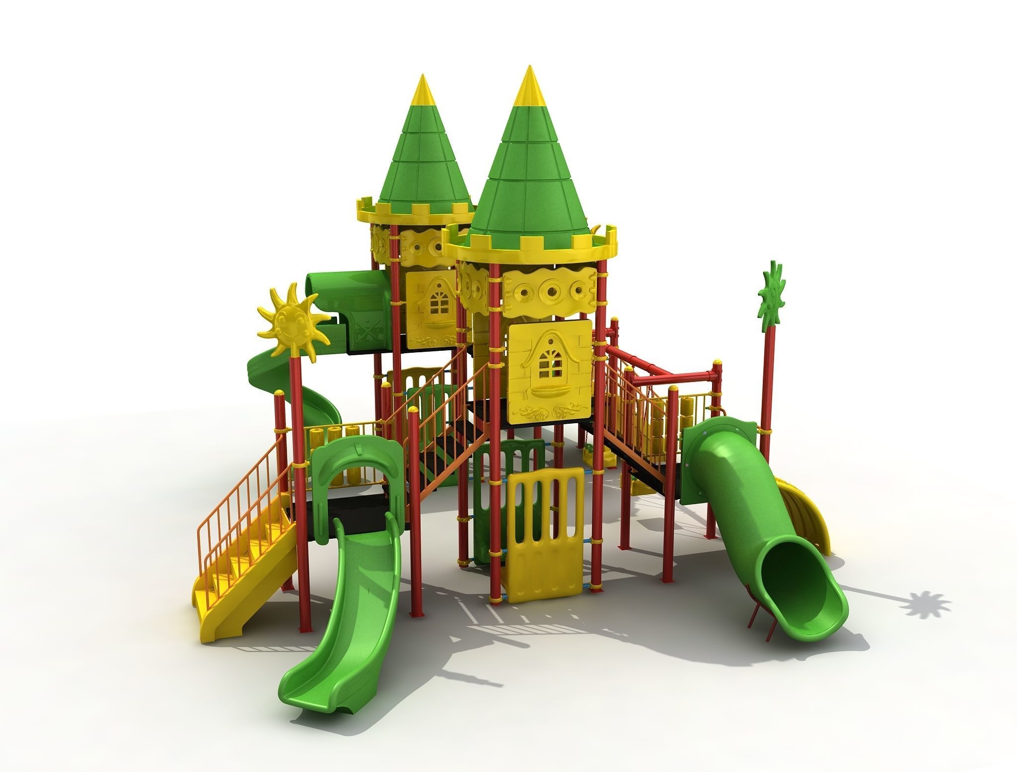  3D Polythene Playground 055 3D model_6