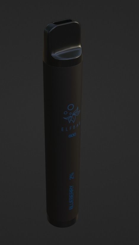 ElfBar Premium 3D Pack Collection 15 models with textures Low-poly 3D model_19