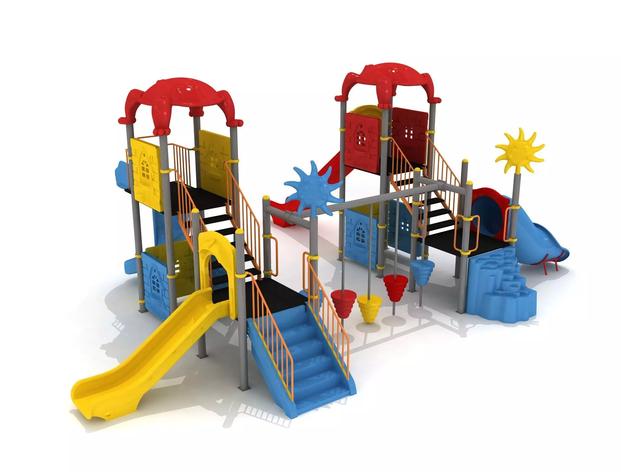 Exterior Metal Playpen 051 3D model