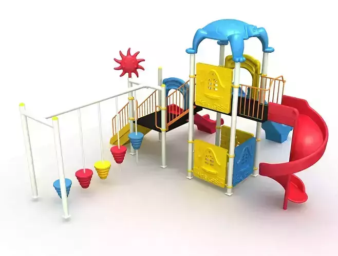 Metal Turtle Playground 049