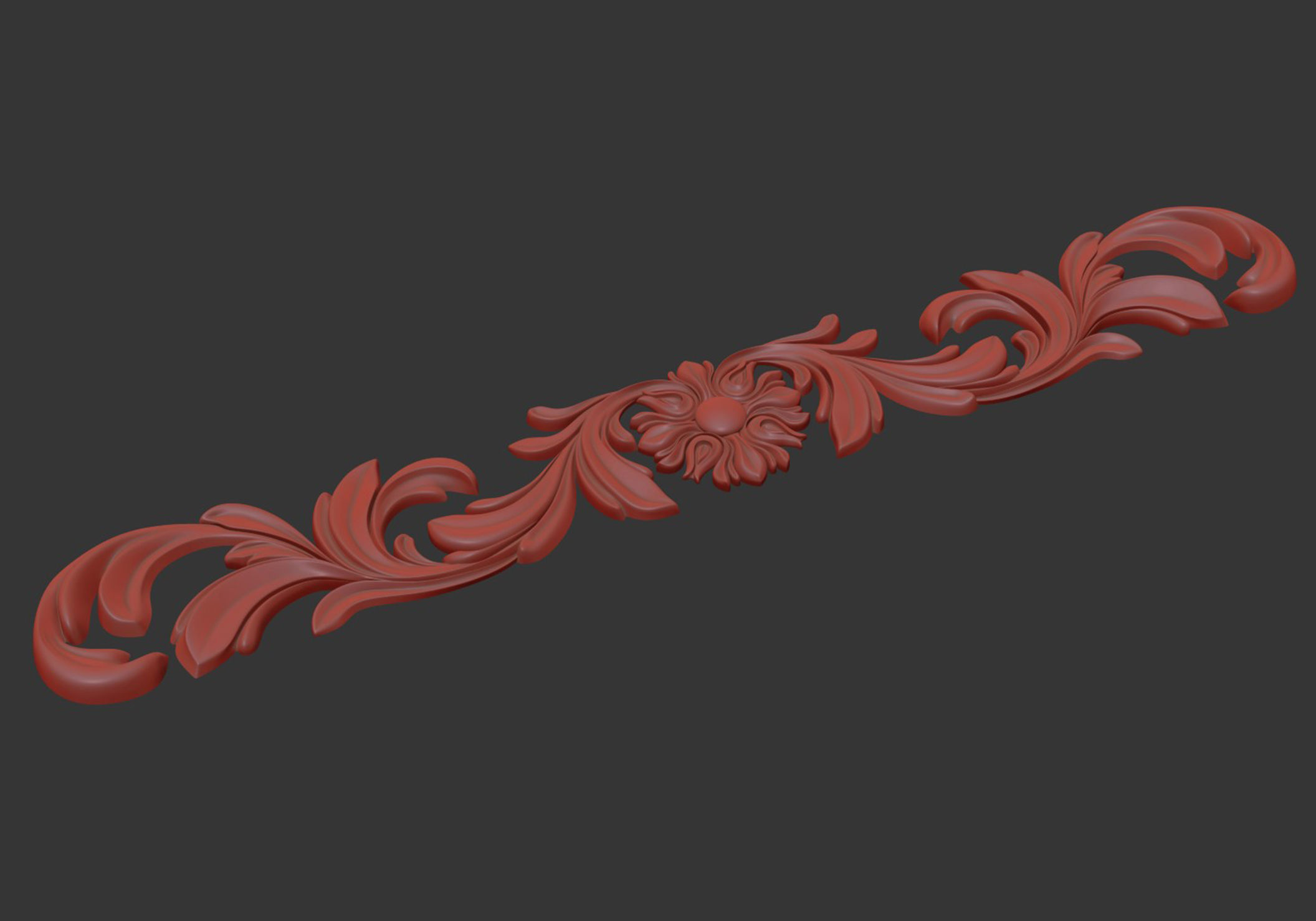 Carved decor 3D model_7