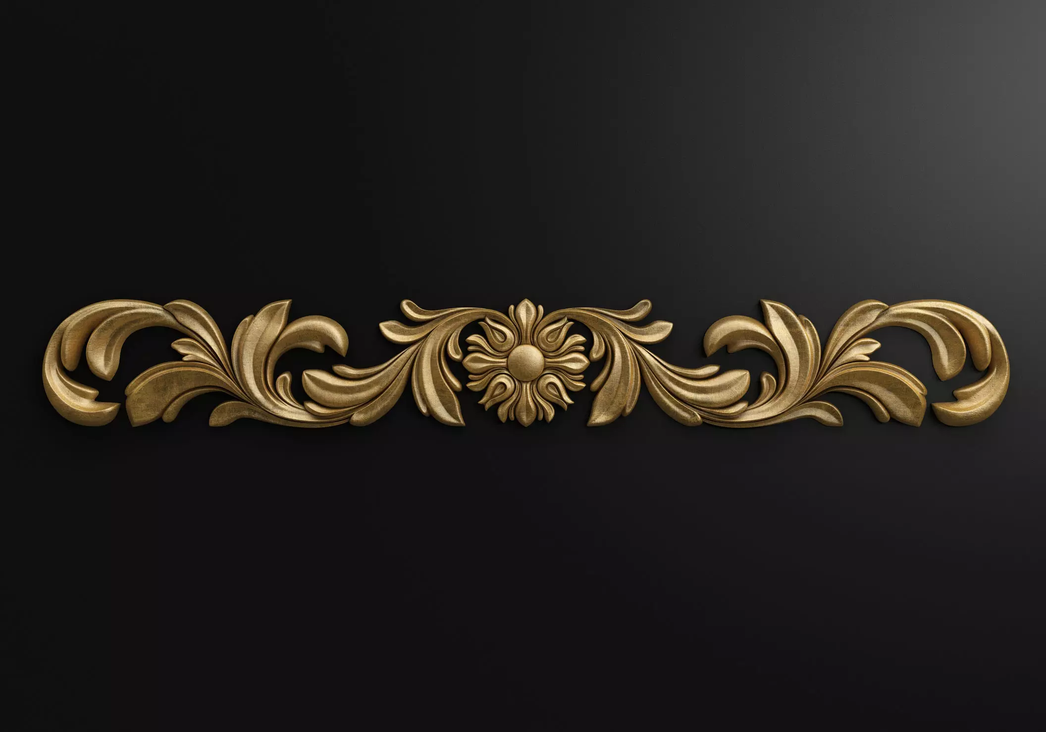 Carved decor 3D model_0