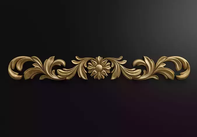 Carved decor 3D model