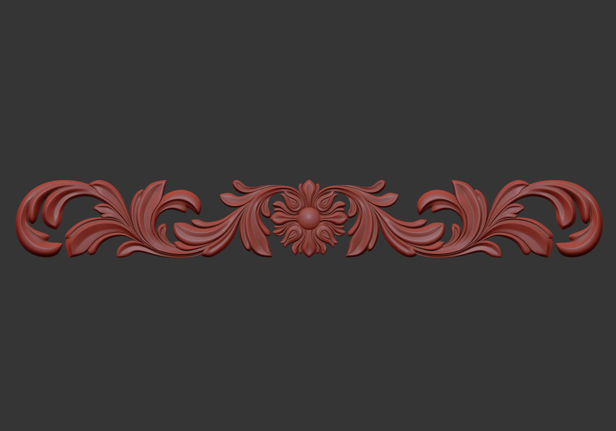 Carved decor 3D model_5