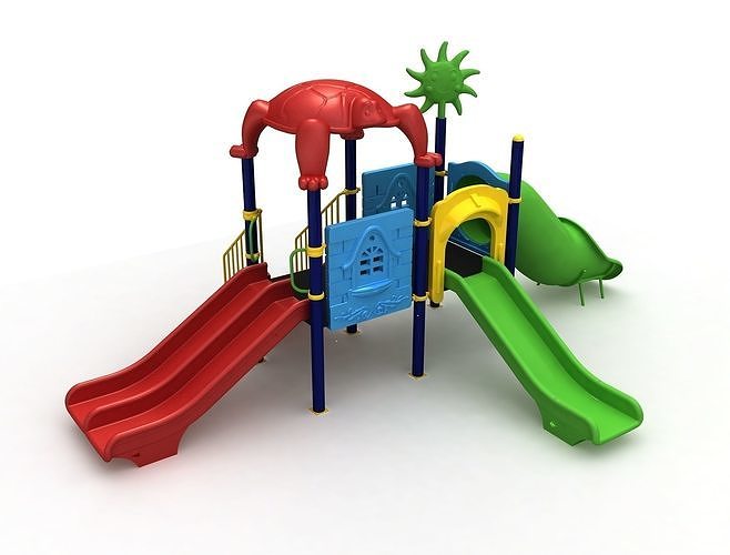  3D Special Metal Playpen 047 3D model
