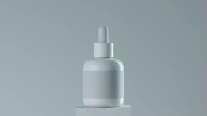 cosmetic bottle with a dropper